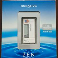 CREATIVE ZEN NANO PLUS  1GB 500 songs