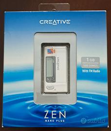 CREATIVE ZEN NANO PLUS  1GB 500 songs