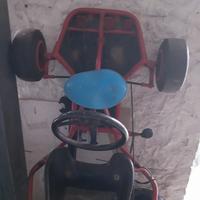 Telaio go kart COMPLETO,più 4 gomme NUOVE