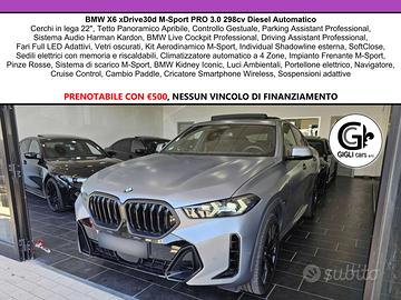 BMW X6 XDrive30d M-Sport PRO Tetto Apribile C22" 