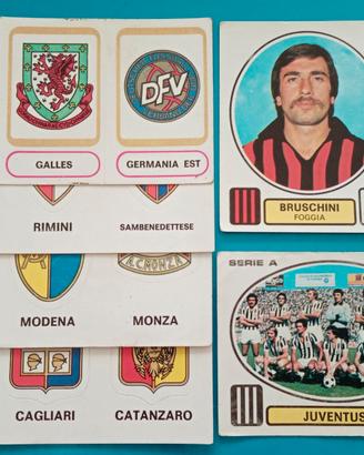 calciatori panini 1977 78 con esaurite nuove