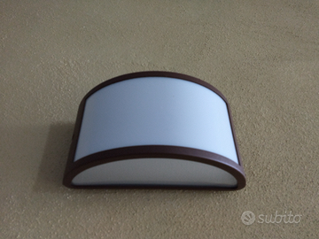 Plafoniera da esterno colore mattone