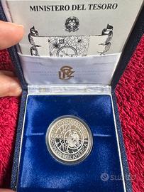 Moneta 500 L V centenario scoperta America 1990