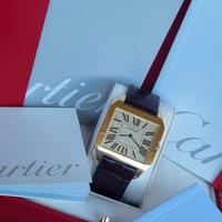 CARTIER SANTOS DUMONT 2649 ORO 18KT 2004 COMPLETO 