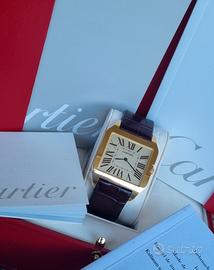 CARTIER SANTOS DUMONT 2649 ORO 18KT 2004 COMPLETO 