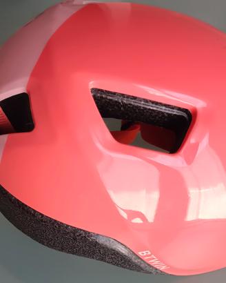 Casco BTwin 500 Rosa Perla - Bambino/a