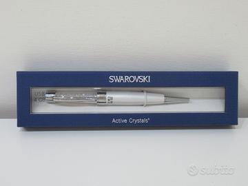 SWAROVSKI penna a sfera Active Crystals, bianca