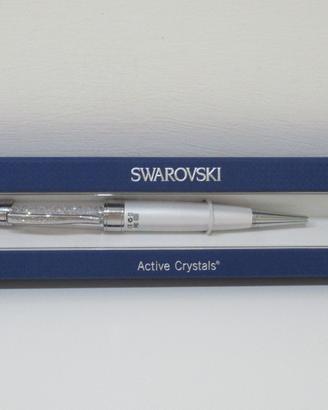 SWAROVSKI penna a sfera Active Crystals, bianca