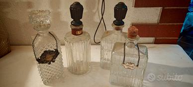Bottiglie liquori vintage