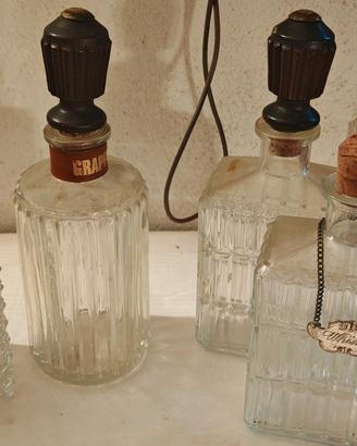 Bottiglie liquori vintage