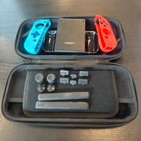 nintendo switch case + minisd + accessories