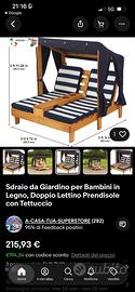 Sdraio da giardino per bambini  kidkraft