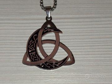 Collana Amuleto Portafortuna Luna Crescente