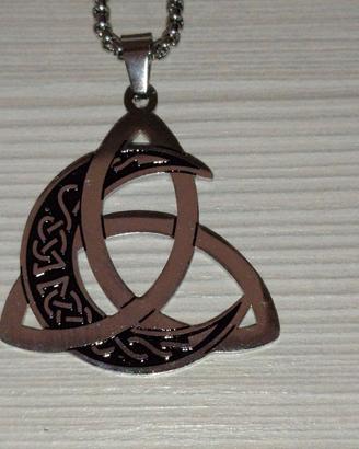 Collana Amuleto Portafortuna Luna Crescente