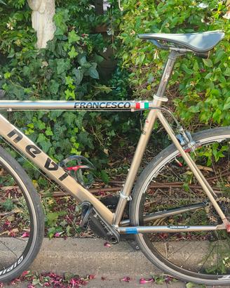 bicicletta corsa "Nevi" telaio Spinas in titanio 