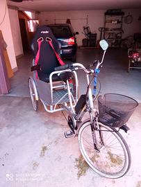 Bici elettrica trasporto disabili