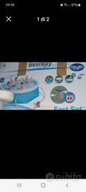 Piscina bestwey + kit pulizia manuale