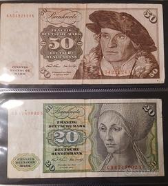 banconote straniere marchi tedeschi 