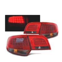 FANALI A LED AUDI A3 8P 04-08 SPORTBACK ROSSO FUMÉ