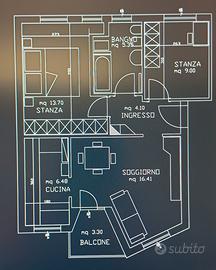 Trilocale semiarredato