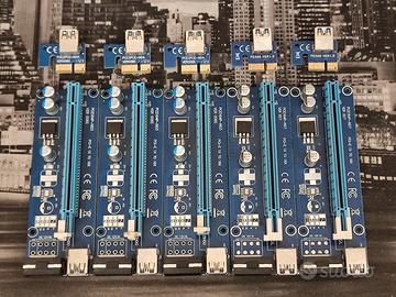 5 rizer PCI-E 1x to 16x