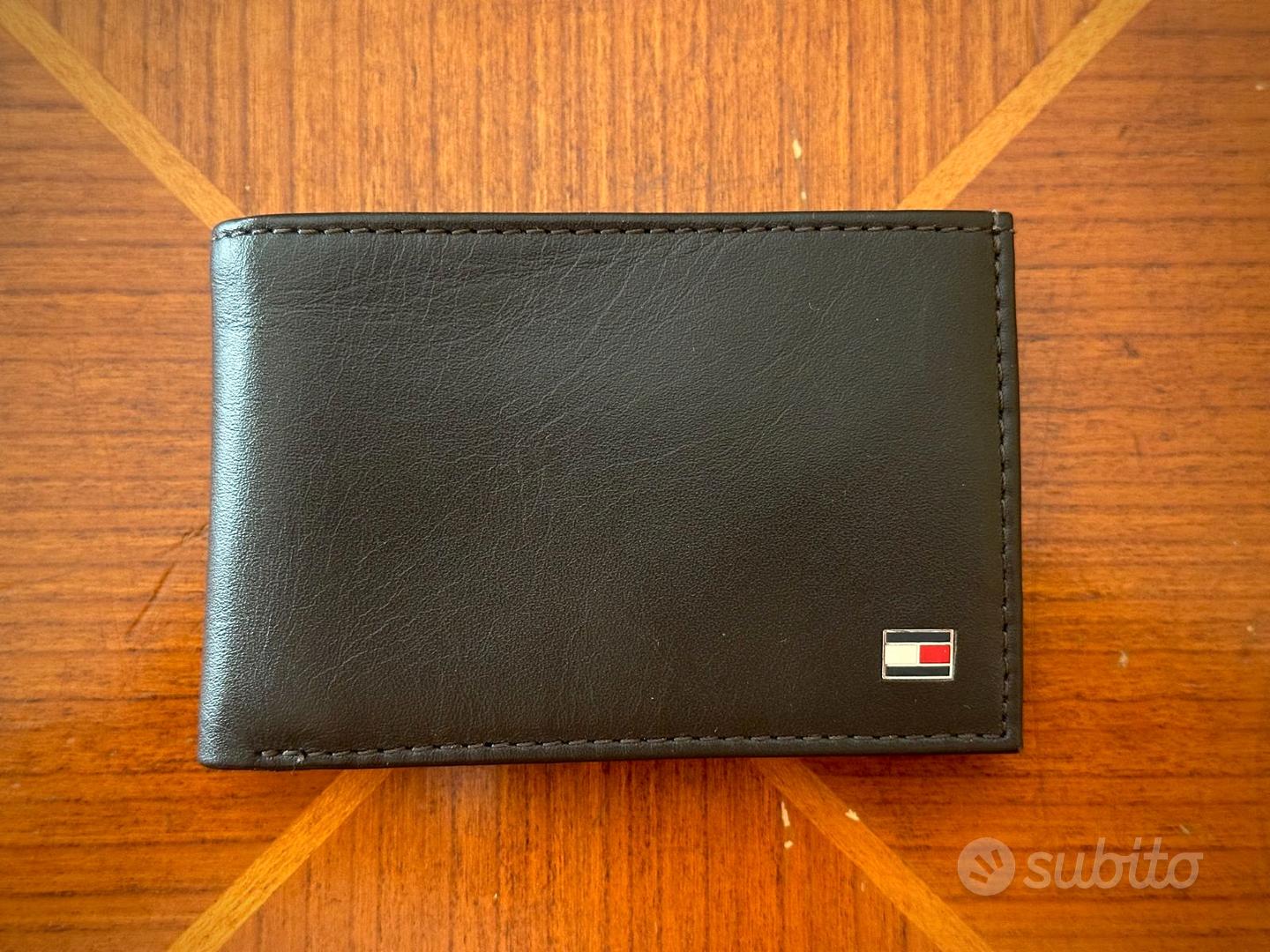 Tommy Hilfiger portafoglio uomo In Vera Pelle ETON Abbigliamento