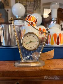 Orologio da tavolo art deco arpa
