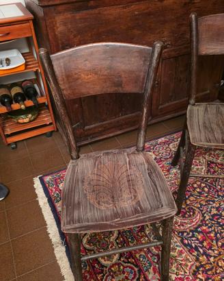 4 sedie da bistrot francesi