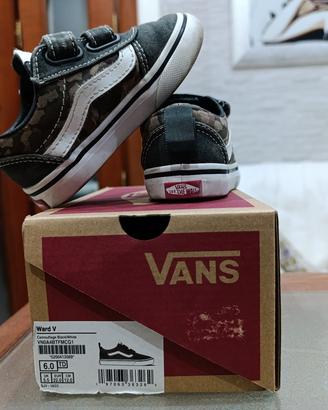 scarpe bimbo Vans mimetiche taglia 22