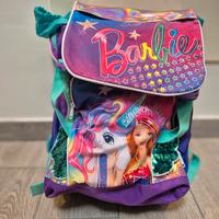 Zaino scuola bambina Barbie Unicorno