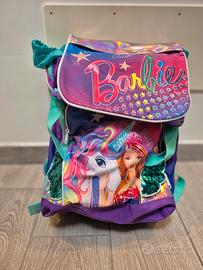 Zaino scuola bambina Barbie Unicorno