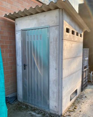 Ricovero in muratura per bombole di gas