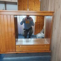 Mobile con specchio per bagno