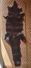 vera pelle di coccodrillo intera 125cm