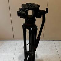 Cavalletto testa fluida manfrotto