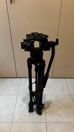 Cavalletto testa fluida manfrotto