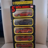 Set 5 modellini Ferrari 