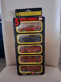 Set 5 modellini Ferrari 