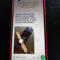 OROLOGIO POLSO con BRACCIALE ORIGINALE!