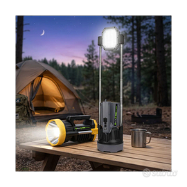 Torcia Lampada Campeggio LED Ricaricabile 113cm
