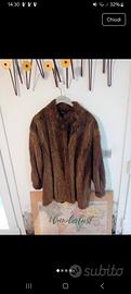 pelliccia in vera pelle di castorino/marmotta