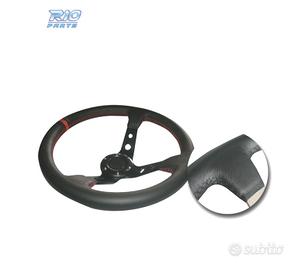 VOLANTE INVERTITO LOOK OMP PELLE SINTETICA NERO BR