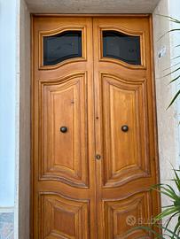 Portoncino di ingresso in Rovere