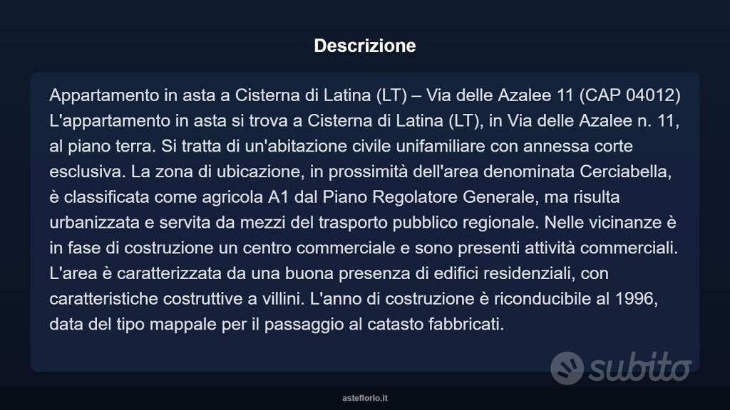 Appartamento – Cisterna di Latina, Cerciabella - Vista 3