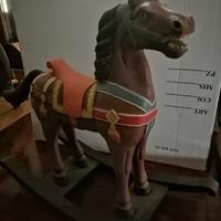 cavalluccio a dondolo vintage 