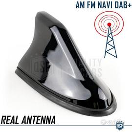 Antenna Auto a PINNA DI SQUALO Nera VERA Ricezione