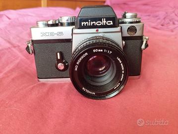 Lotto Fotografico Vintage: Minolta XE-5 + 3 Obiett