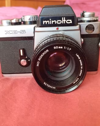 Lotto Fotografico Vintage: Minolta XE-5 + 3 Obiett