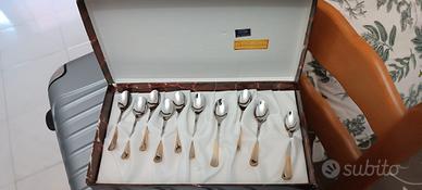 Set 12 cucchiaini da dessert in acciaio inox Oro Z