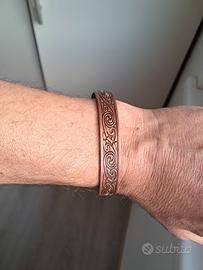 bracciale uomo rame regolabile vintage magnetico